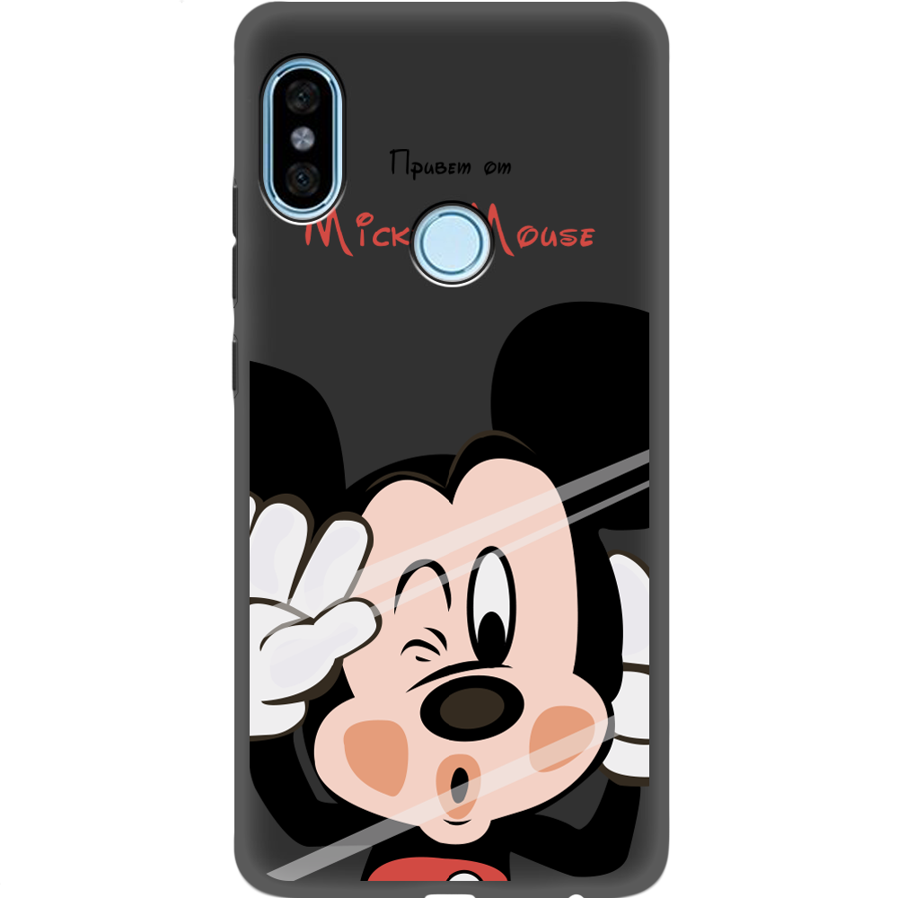 Чехол BoxFace Xiaomi Redmi Note 5 / Note 5 Pro Mister M Черный силикон (32971-cc58-34771)