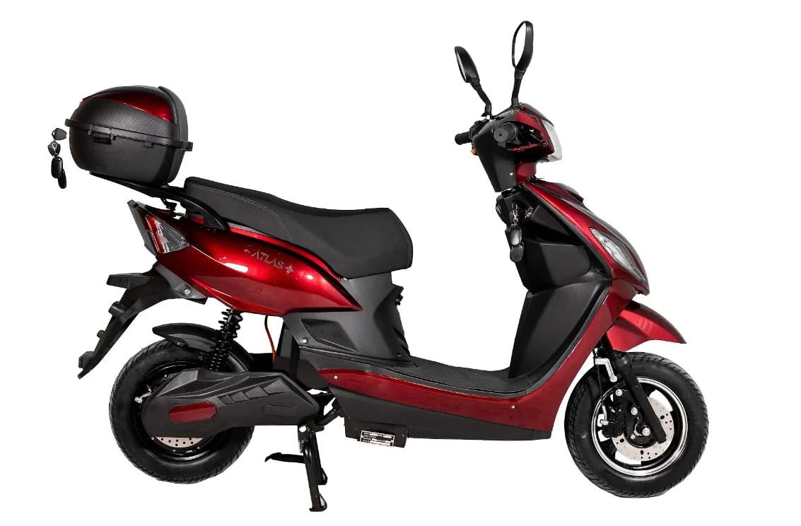 Электроскутер ATLAS Shark Box 1500W Red - фото 2 Электроскутер ATLAS Shark Box 1500W Red - фото 2