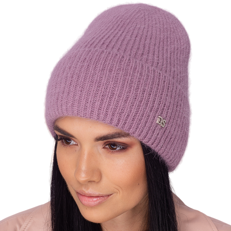 Шапка ангорова жіноча Leks Конфетті one size Ліловий - фото 1 Шапка ангорова жіноча Leks Конфетті one size Ліловий - фото 1