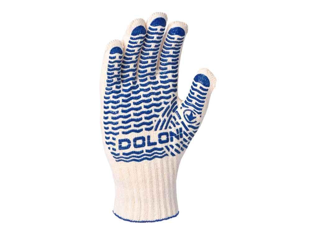 Перчатки рабочие трикотажные Doloni с ПВХ рисунком 621 р. 10 (17707)