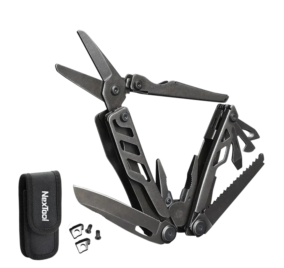 Мультитул Xiaomi NexTool Flagship Pro 16в1 NE20240 с фиксаторами и крепким чехлом (1914763998)