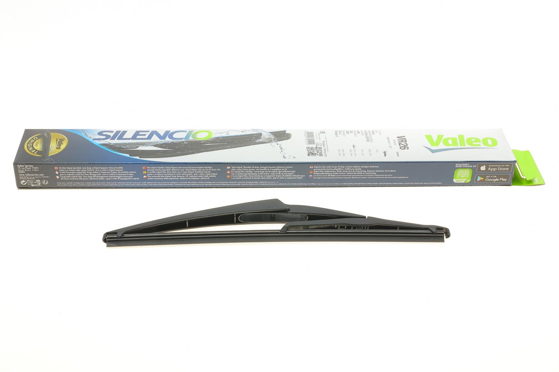 Щетка стеклоочистителя задняя VALEO 300 мм для Opel Insignia/Renault Twingo/Nissan Qashqai/Fiat Punto 07- (574151)