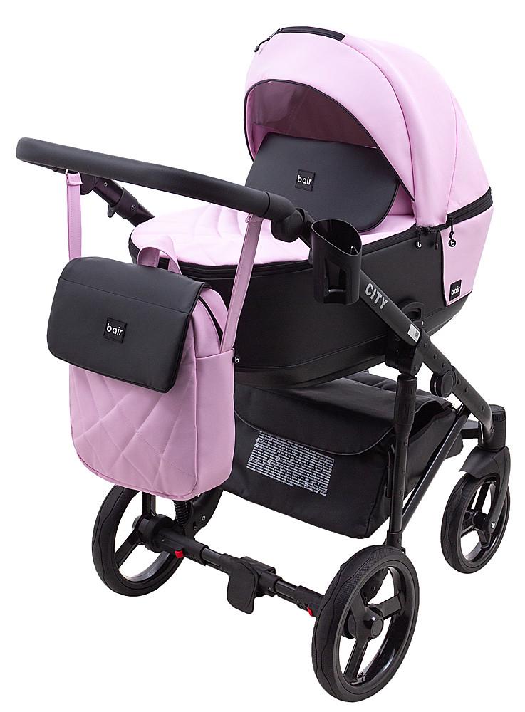 Коляска 2в1 Bair City ECO 13 Пудра/Черный (680552) Коляска 2в1 Bair City ECO 13 Пудра/Черный (680552)