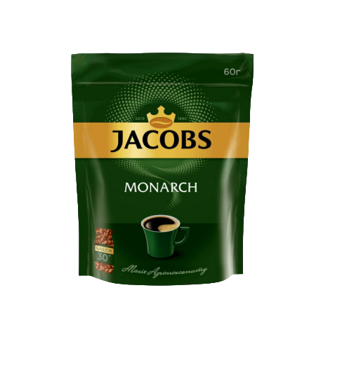 Кофе растворимый Jacobs Monarch сублимированный 60 г (1246795608)