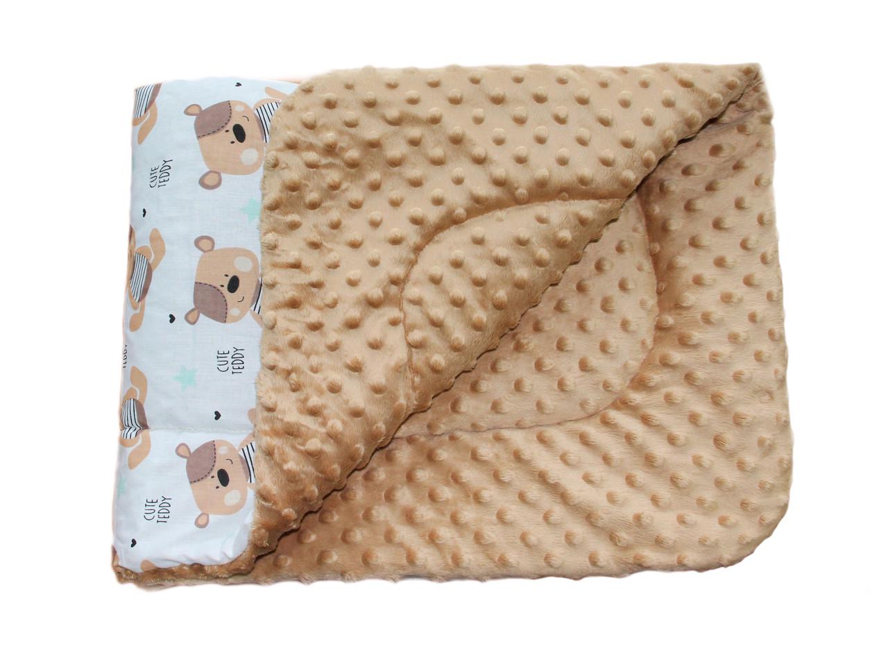 Плед дитячий DOTINEM Minky плюшевий 75х85 см Капучино (213145-2) - фото 2 Плед дитячий DOTINEM Minky плюшевий 75х85 см Капучино (213145-2) - фото 2