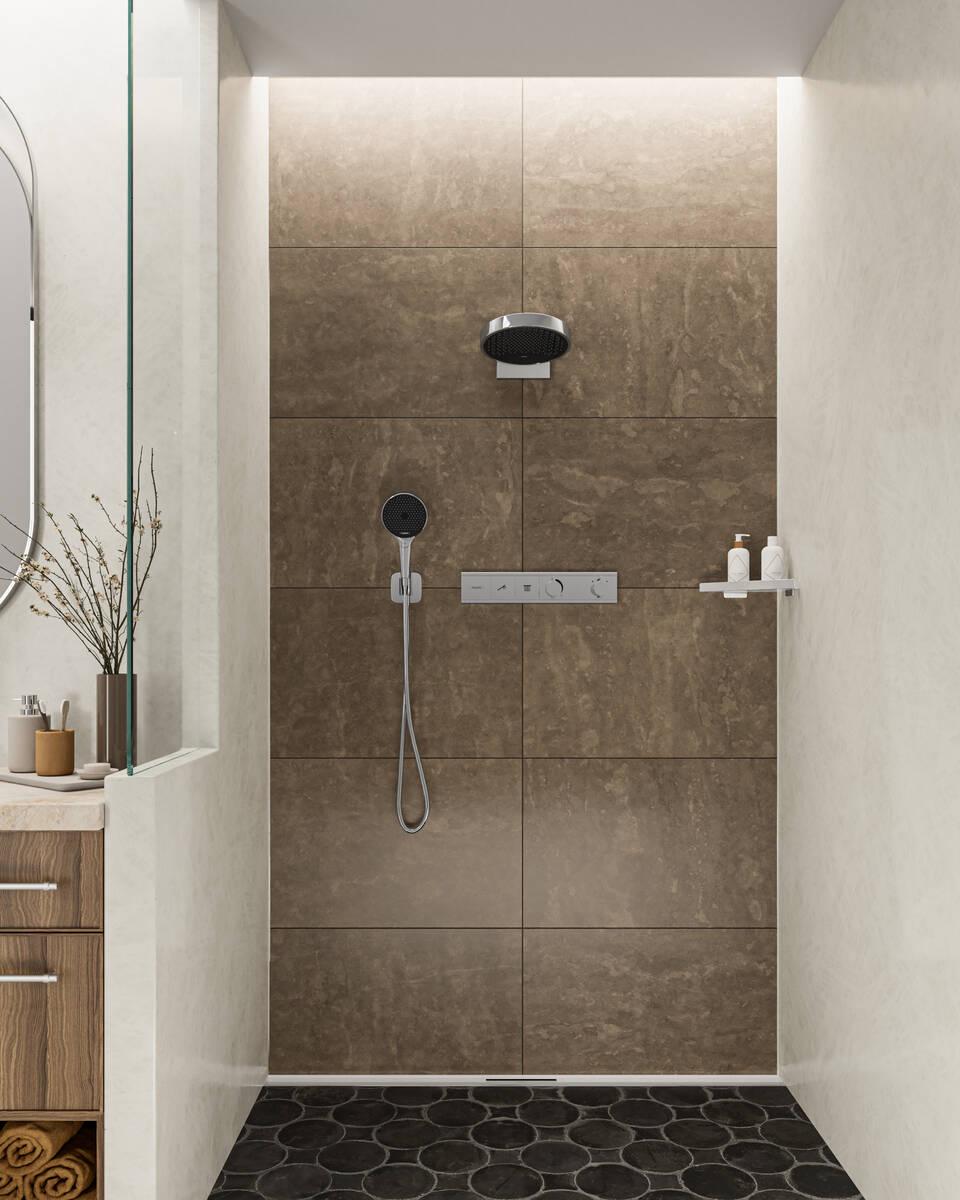 Наружная часть смесителя Hansgrohe RAINSELECT 15380000 с термостатом Хром (132619) - фото 5