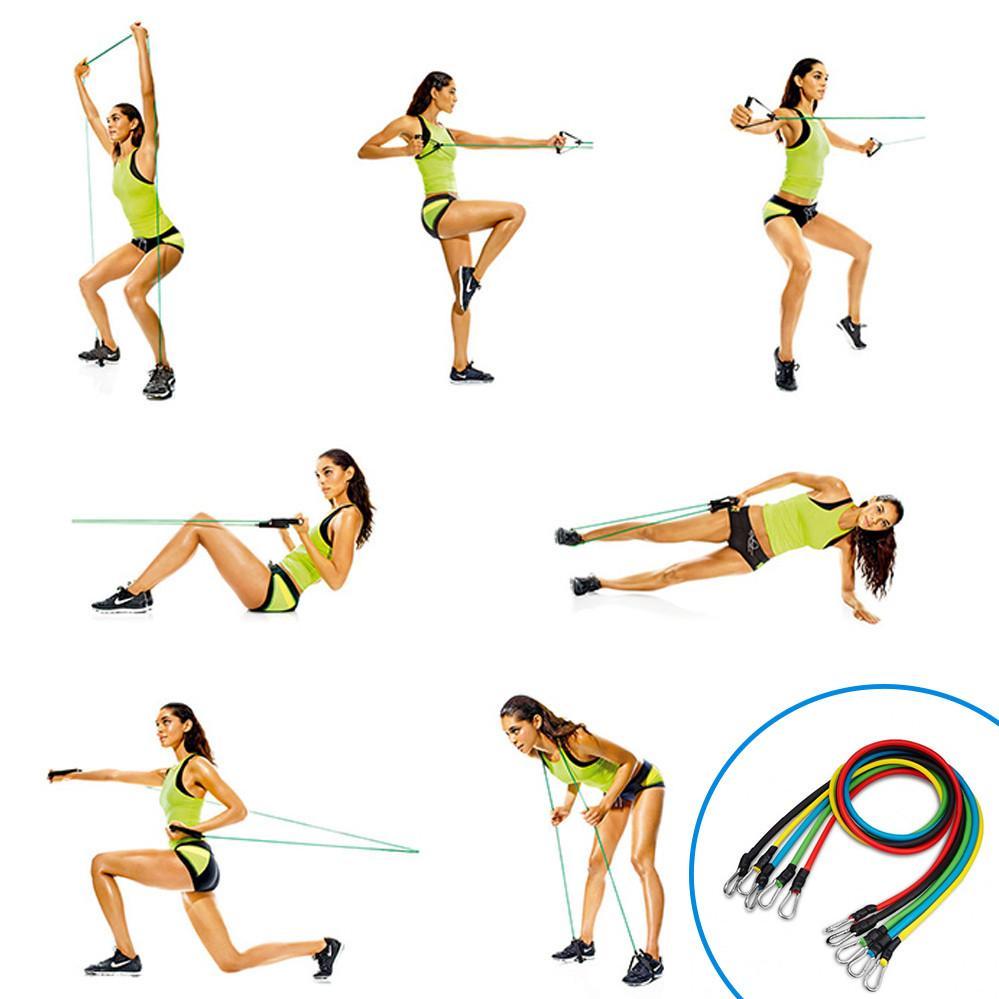 Масажний ударний пістолет Fascial Gun для тіла + Набір трубчастих еспандерів - фото 7 Масажний ударний пістолет Fascial Gun для тіла + Набір трубчастих еспандерів - фото 7