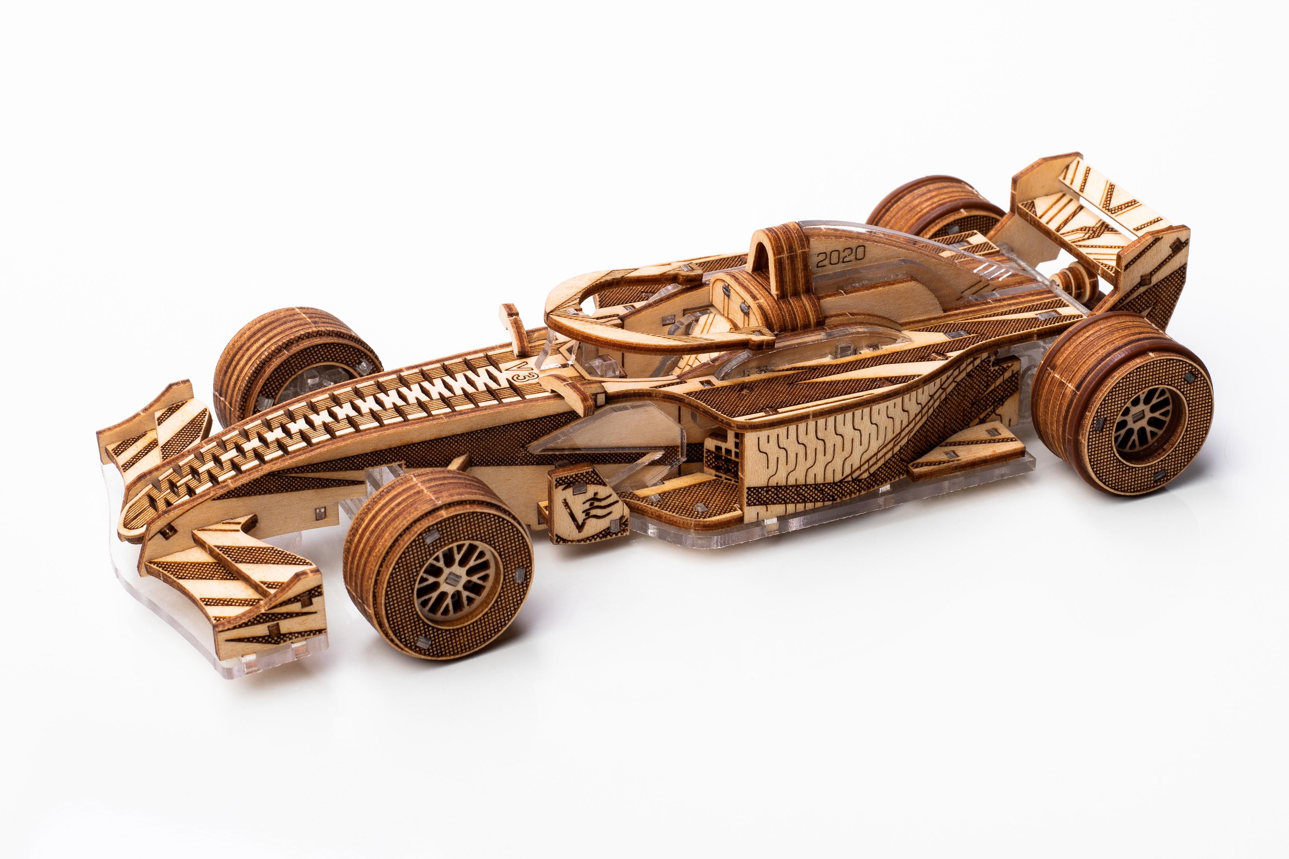 Конструктор дерев'яний Vіter Models Гоночний болід (Racer V3)