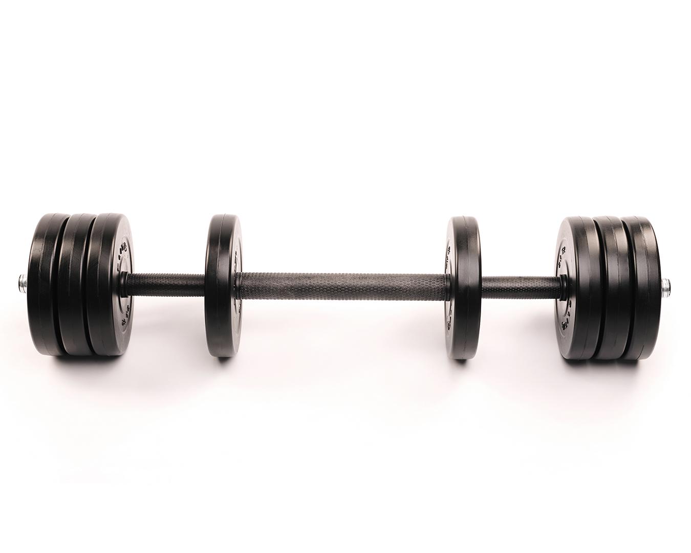 Гантели Elitum 2 шт. 11 кг с удлинителем грифа для штанги (4666) - фото 3