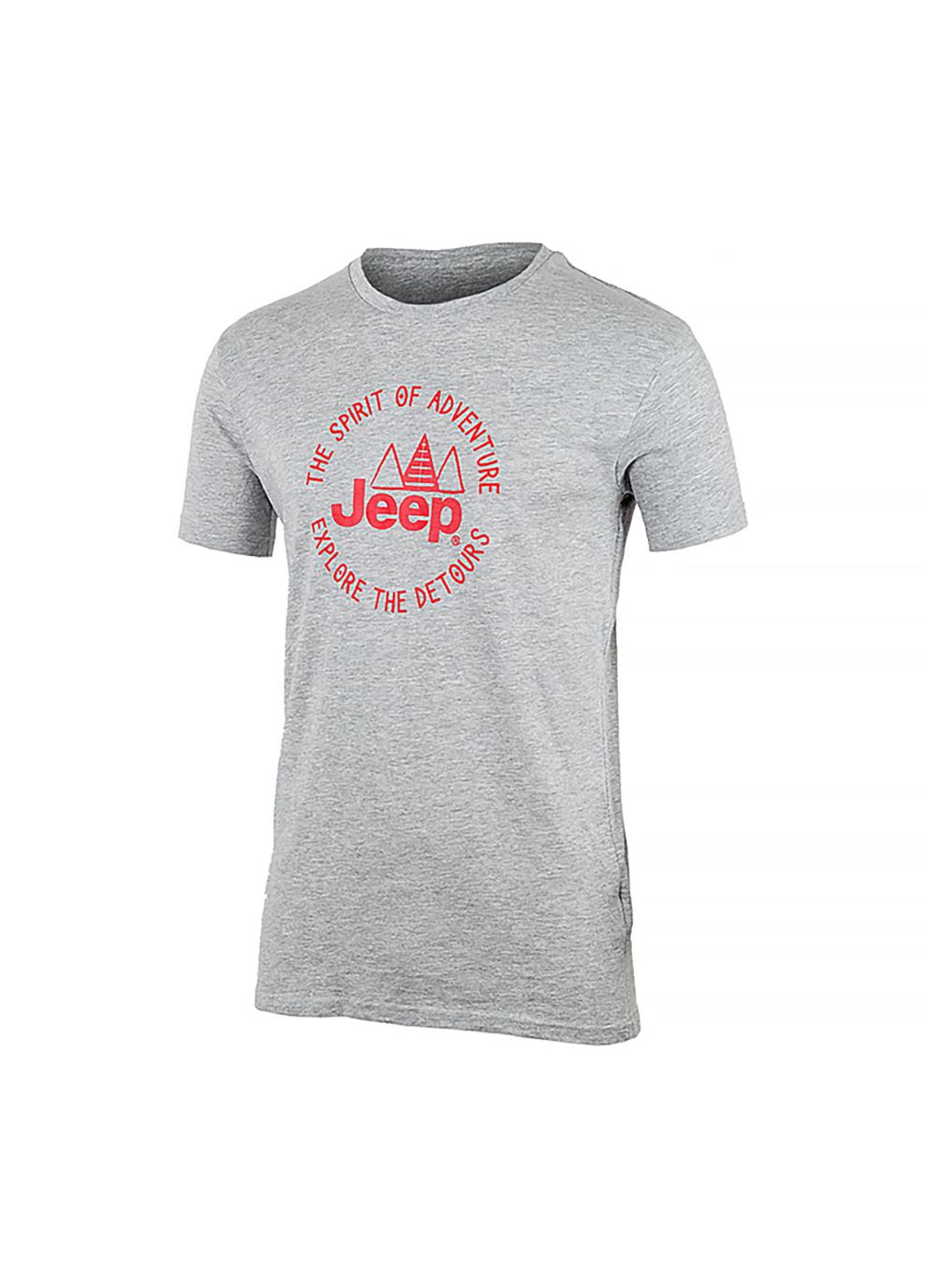Футболка мужская JEEP T-SHIRT The spirit of Adventure L Серый (O102586-J869 L)