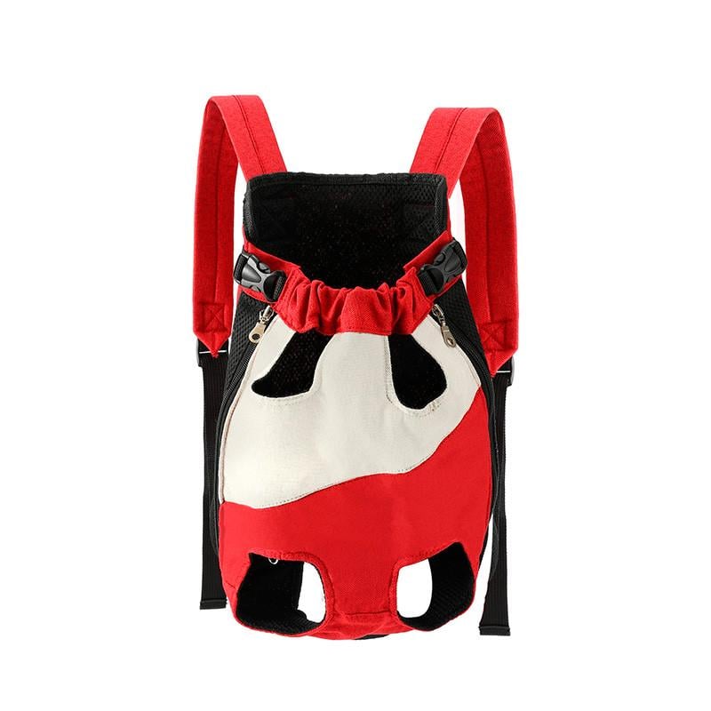 Рюкзак-кенгуру для животных Lesko A10010-WR M White/Red (32467921)