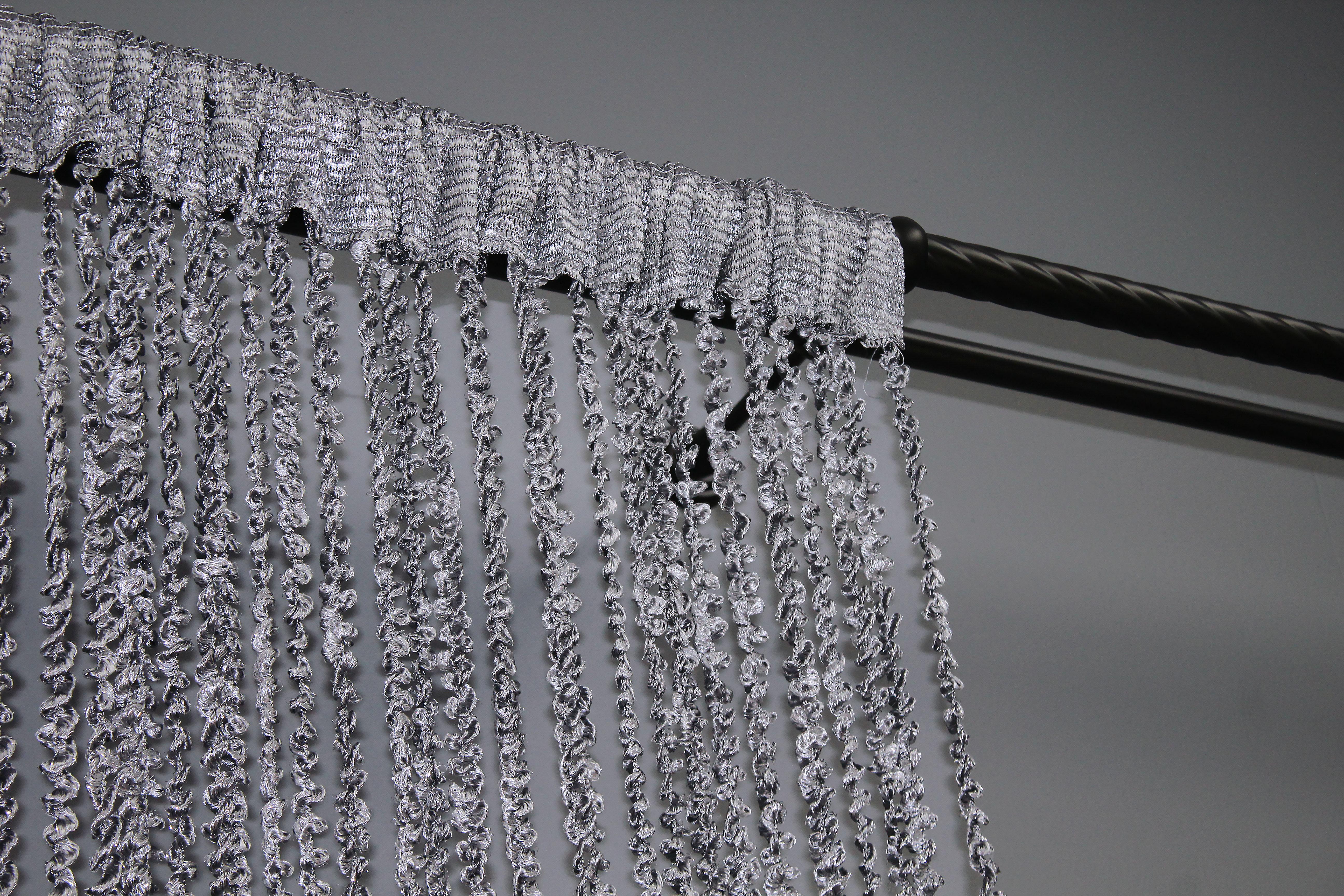 Шторы-нити спираль с люрексом 300х300 см Темно-серый (61-025) - фото 8 Шторы-нити спираль с люрексом 300х300 см Темно-серый (61-025) - фото 8