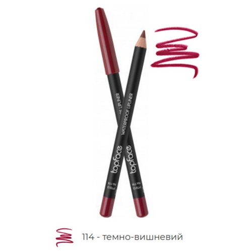 Олівець для губ водостійкий Topface Waterproof Lipliner PT613 114 1,14 г Олівець для губ водостійкий Topface Waterproof Lipliner PT613 114 1,14 г