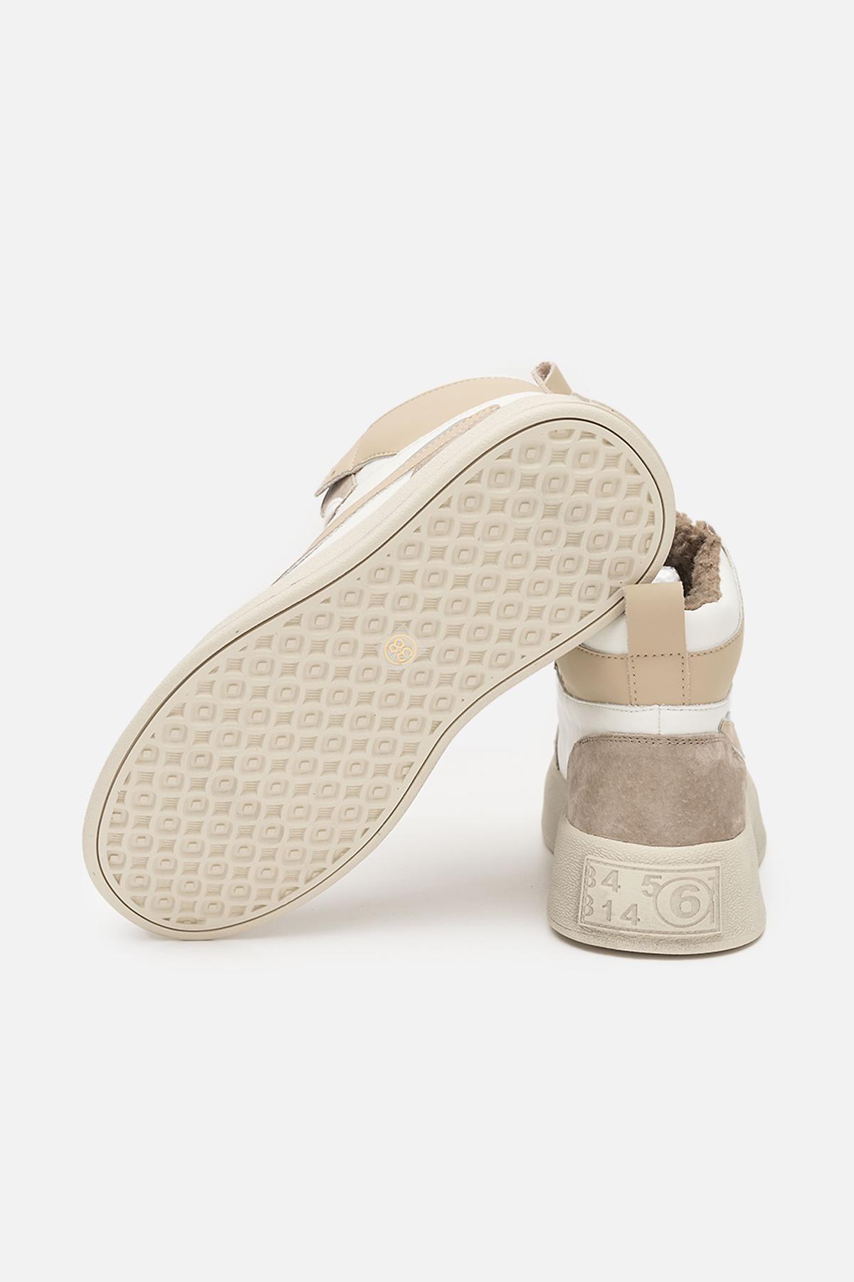 Кеды женские на платформе ЦБ-00251148 р. 39 Бежевый (SKT000995855) - фото 5 Кеды женские на платформе ЦБ-00251148 р. 39 Бежевый (SKT000995855) - фото 5