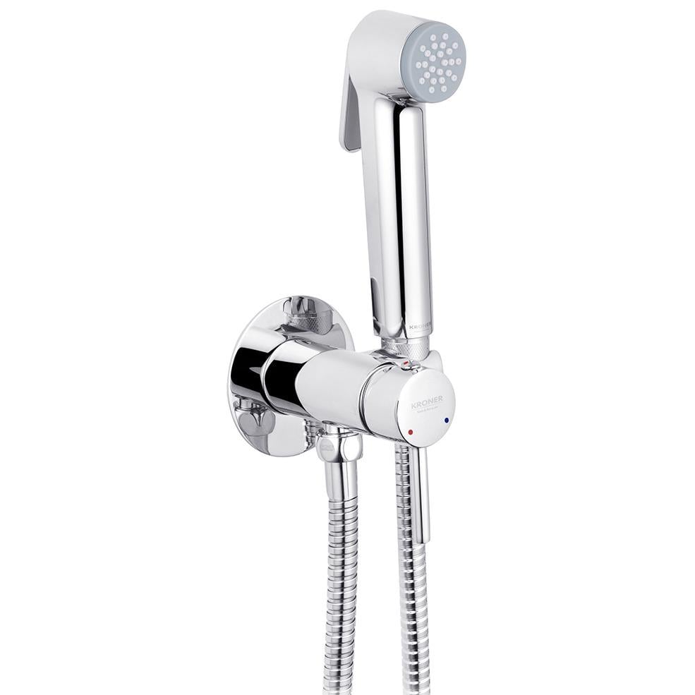 Змішувач для гігієнічного душу Kroner KRP Bidet C082 прихований CV031550 Хром (176862)