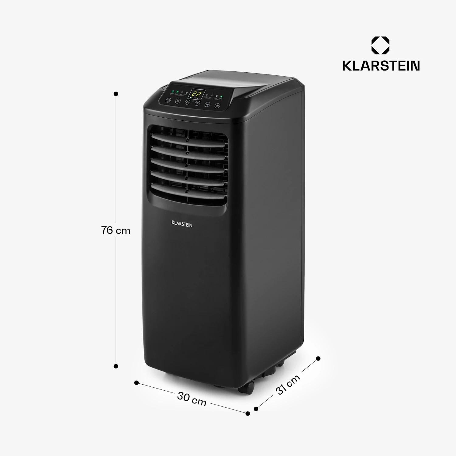 Кондиционер мобильный Klarstein Pure Blizzard Smart 9000 BTU Черный (10035808) - фото 7