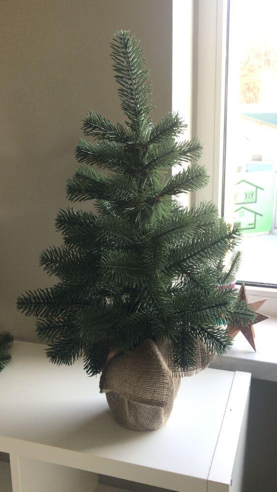 Ялинка лита Premium в мішковині 50 см Зелений (100/50/G) - фото 6