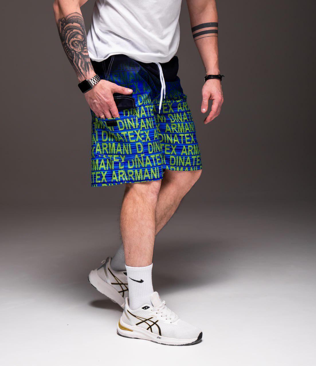 Шорты пляжные мужские XXXL Синий (2357/4) - фото 5 Шорты пляжные мужские XXXL Синий (2357/4) - фото 5