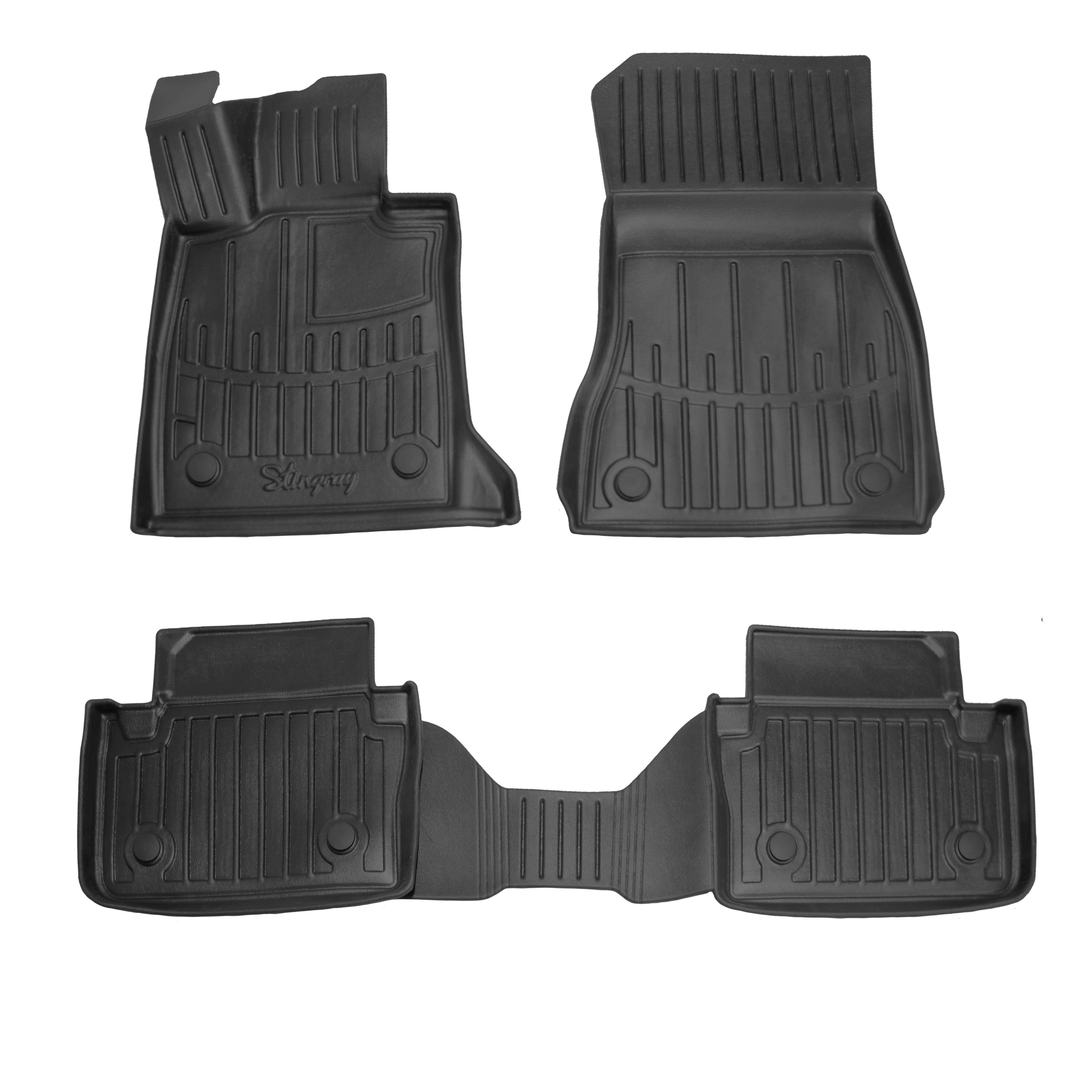 Коврики Stingray 3D для BMW 5/i5 серия G60/60E/61 2023- рр. полиуретан 4 шт. Черный (158213)