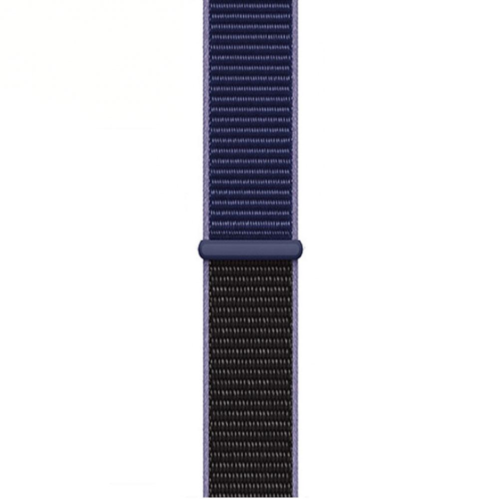 Ремінець для Apple Watch 42/44 vv Nylon Sport Loop Midnight Blue (45111-0616) - фото 2