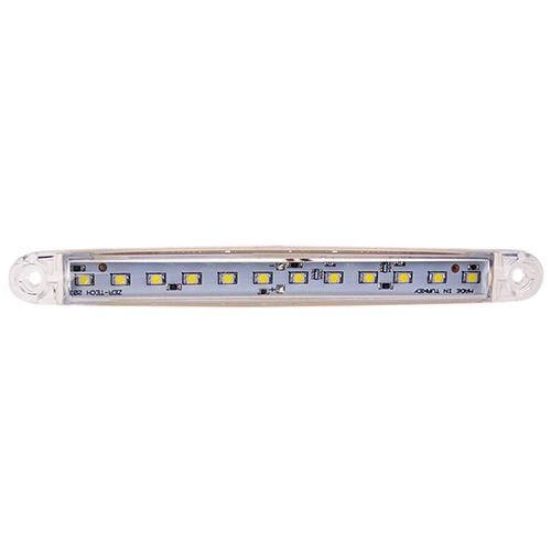 Повторювач габариту палець 12 LED 12/24 V 18 см White (EK-138-white)