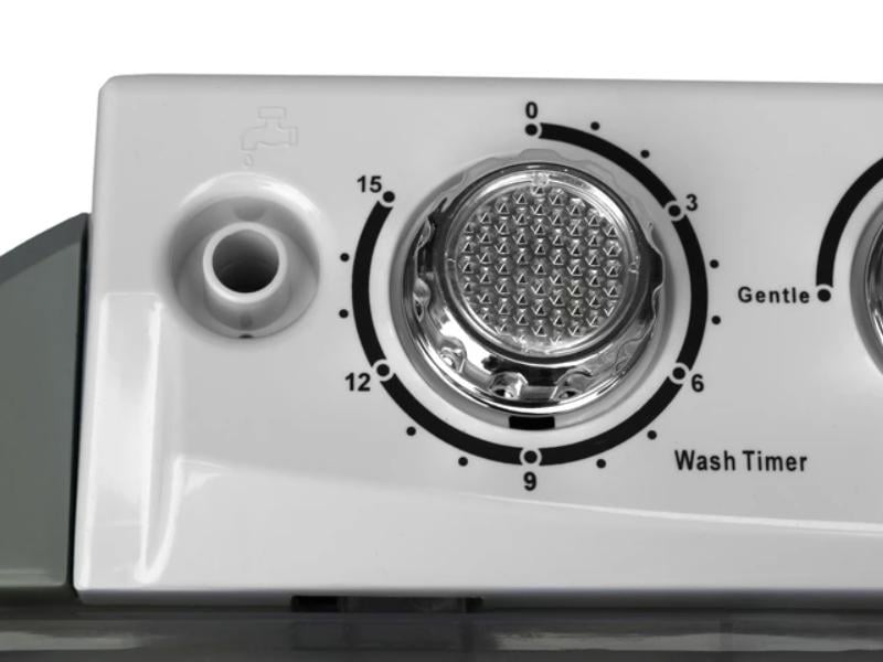 Стиральная машинка туристическая Camry CR 8052 с центрифугой до 3 кг 450 Вт Серый - фото 4