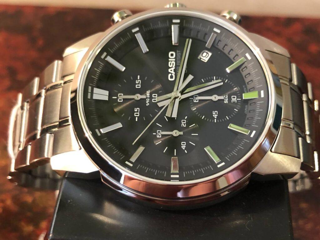 Наручний годинник чоловічий Casio MTP-E510D-1A d 42 мм Чорний (2470742125) - фото 2 Наручний годинник чоловічий Casio MTP-E510D-1A d 42 мм Чорний (2470742125) - фото 2