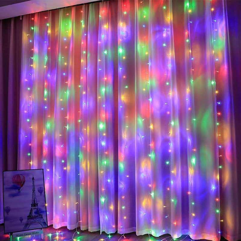 Гирлянда-штора GarlandoPro ZWM2600LEDML от сети 600 LED на 3х3 м. Разноцветный (100-107-ZWM2600LEDML) Гирлянда-штора GarlandoPro ZWM2600LEDML от сети 600 LED на 3х3 м. Разноцветный (100-107-ZWM2600LEDML)