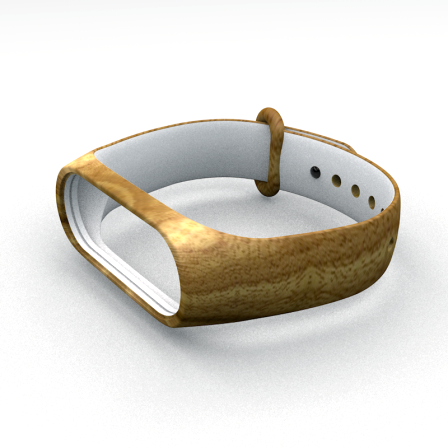 Ремешок для фитнес браслета Xiaomi Mi Band 3 4 Wood