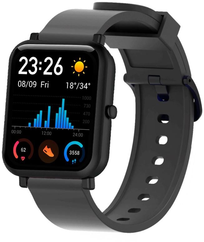 Ремешок силиконовый Like для Amazfit GTS Black (13176-2B)