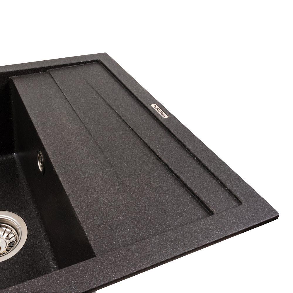 Мийка кухонна гранітна 7050 Cascada Platinum матова Моріон - фото 3