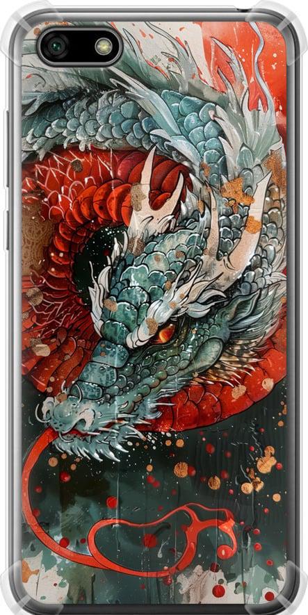 Чехол на Huawei Honor 7A Стихия огня (6101sp-1805-42517)