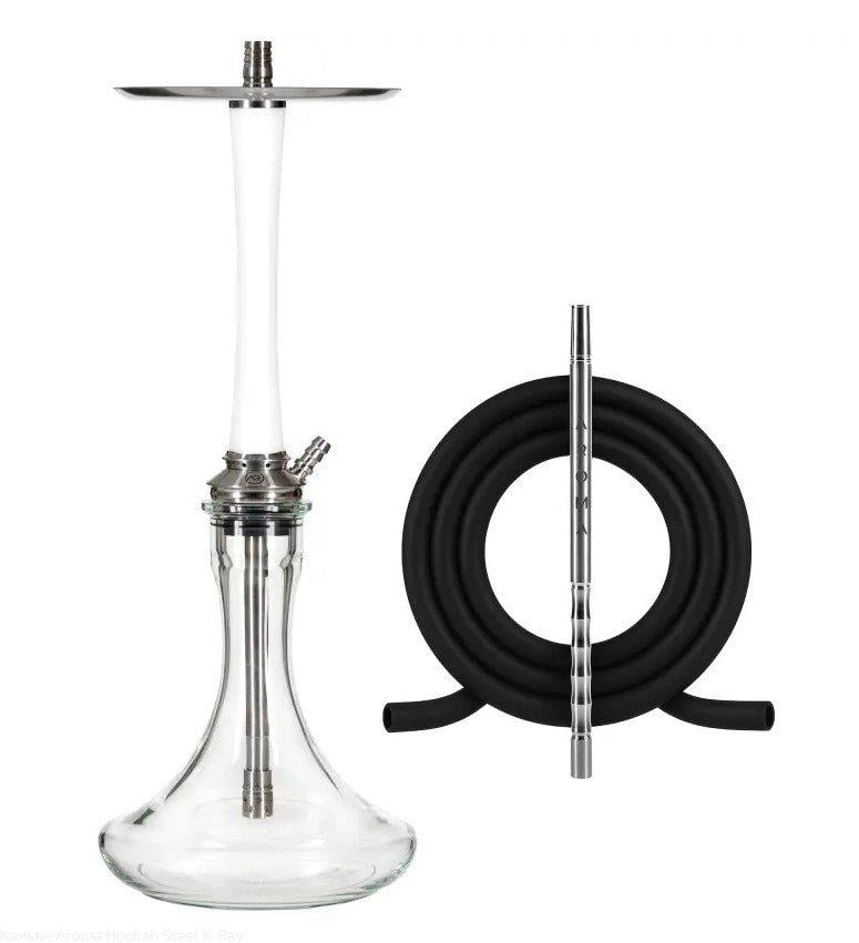 Кальян AROMA Hookah X-Ray Steel White (23104)