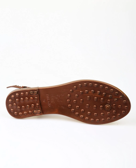 Босоножки шлепанцы женские пляжные р. 36 22,5 см Коричневый с белым (KG-7961) - фото 5 Босоножки шлепанцы женские пляжные р. 36 22,5 см Коричневый с белым (KG-7961) - фото 5