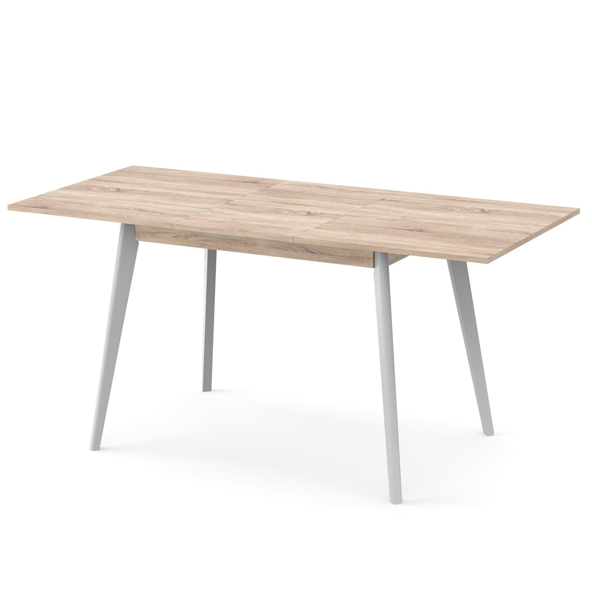 Стол раскладной Неман Бон 1180х680 мм Дуб сонома/Белый (332943)