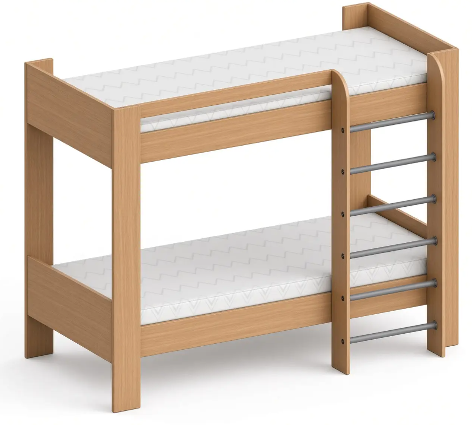 Кровать-чердак двухъярусный Design Service DS-045 (3017527283) Кровать-чердак двухъярусный Design Service DS-045 (3017527283)