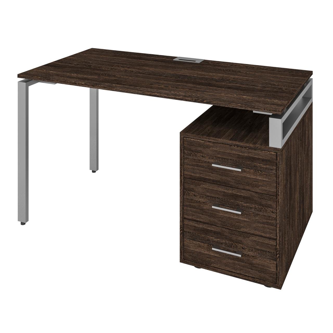 Письмовий стіл офісний Loft Details LM135 135x75x70 см Венге (60231)