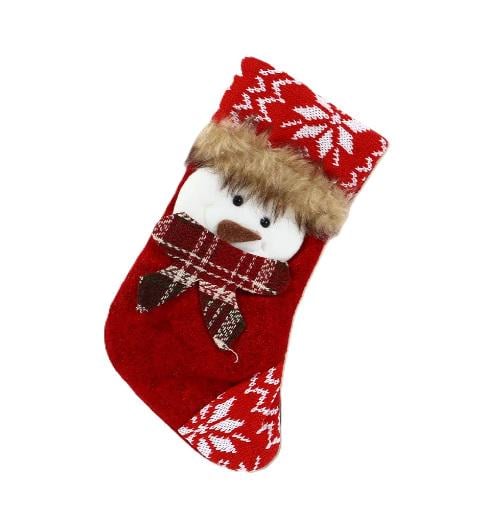 Рождественский носок для подарков CNV R95818 36 см - фото 1 Рождественский носок для подарков CNV R95818 36 см - фото 1