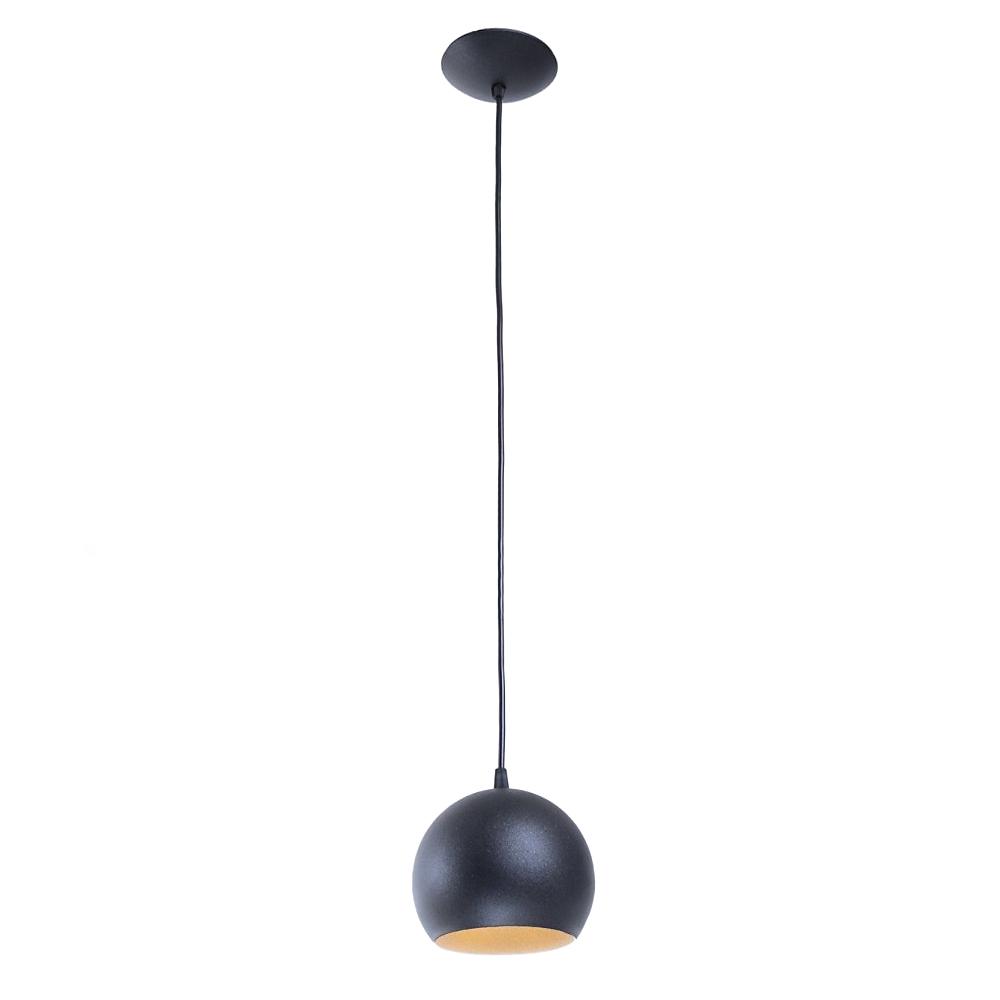 Светильник подвесной Atmolight Bowl P200 Черный с золотым