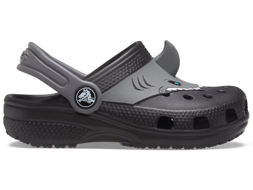 Кроксы детские Crocs Classic I AM Shark Black J2 р. 33-34 20,8 см Черный