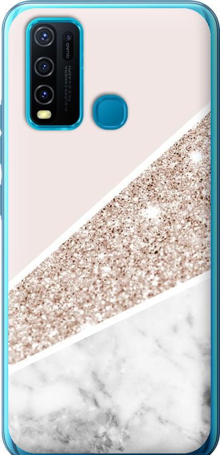 Чехол на Vivo Y30 Пастельный мрамор (4342u-2154-42517)
