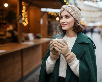 Перчатки женские сенсорные замшевые M/8 Бежевый (R2-83)