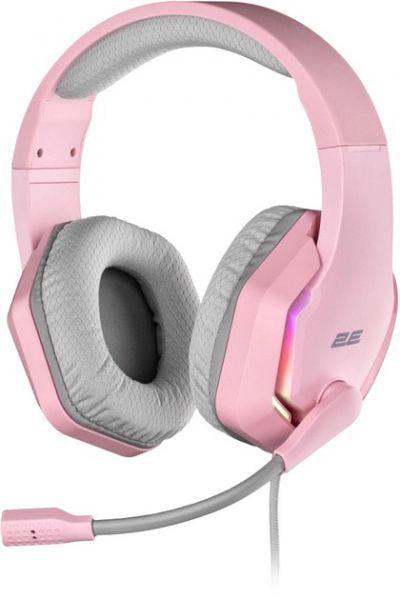 Навушники 2E GAMING HG315 RGB USB 7.1 Pink (2E-HG315PK-7.1)