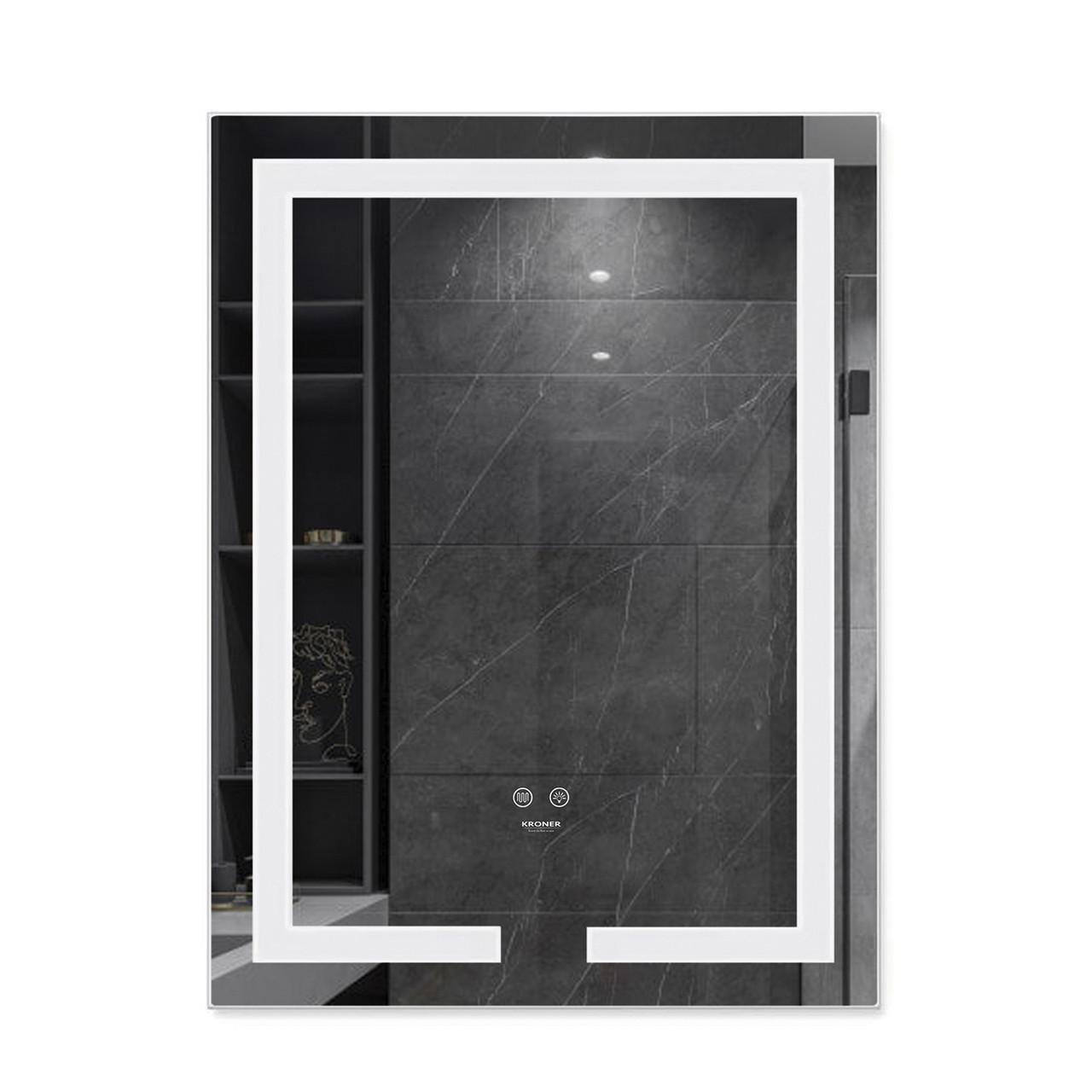 Зеркало Kroner KRP Spiegel VR1-5080 с LED подсветкой и антизапотеванием (2614523885)