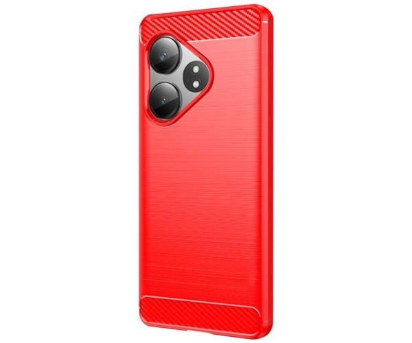 Чехол - накладка Polished Carbon для Realme GT Neo6 / GT 6T / GT Neo6 SE Красный Чехол - накладка Polished Carbon для Realme GT Neo6 / GT 6T / GT Neo6 SE Красный