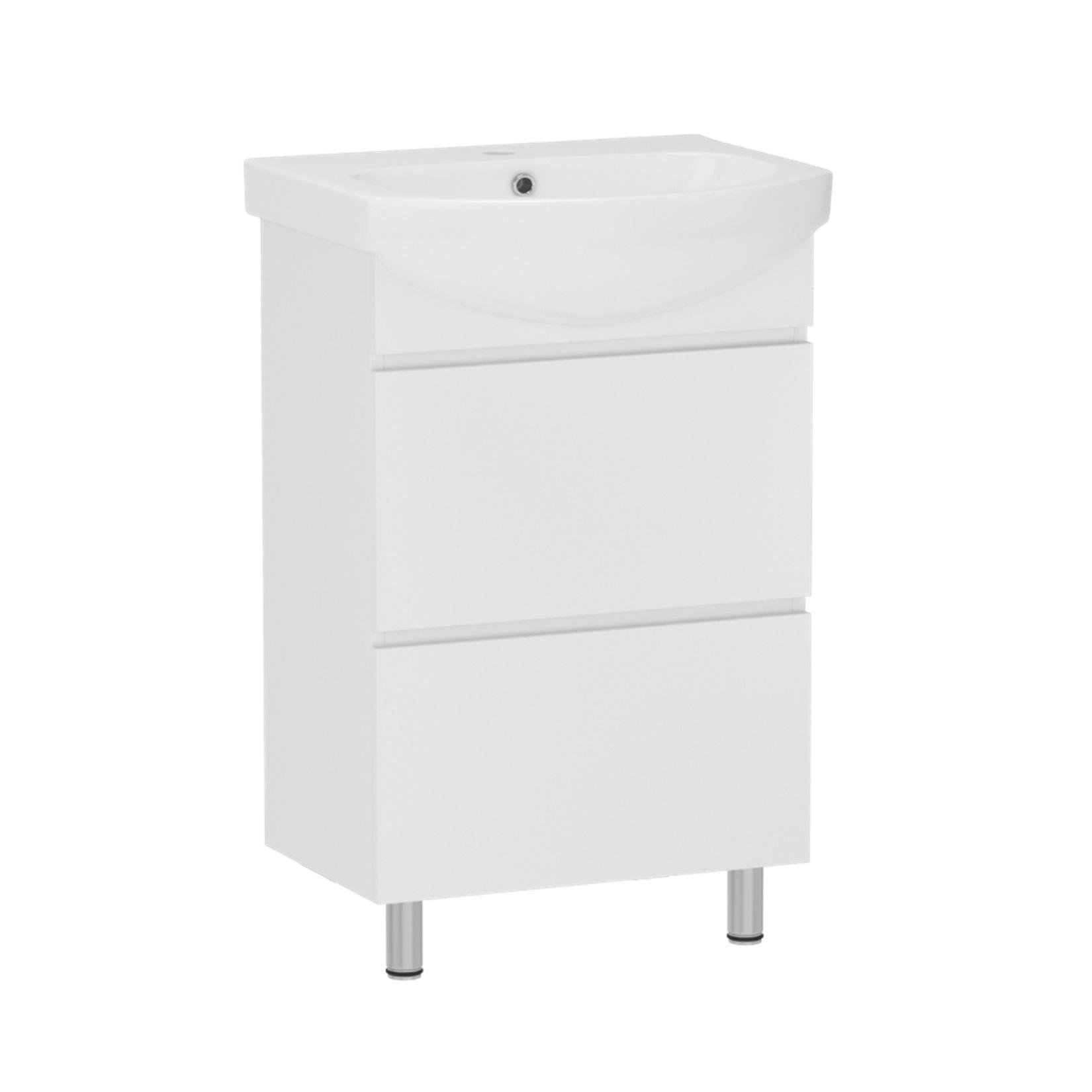 Тумба с умывальником RJ TOFT RJFU027-4170WHSET RJFU027-4170WH+L81970000 70x70x48 см Белый (216483)