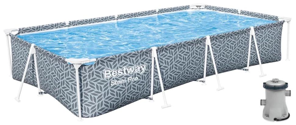Басейн прямокутний Bestway 561FV 366х201х66 см 4000 л з фільтр-насосом