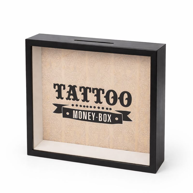 Копилка для денег деревянная Presentville Tatoo (KOP 18D014)