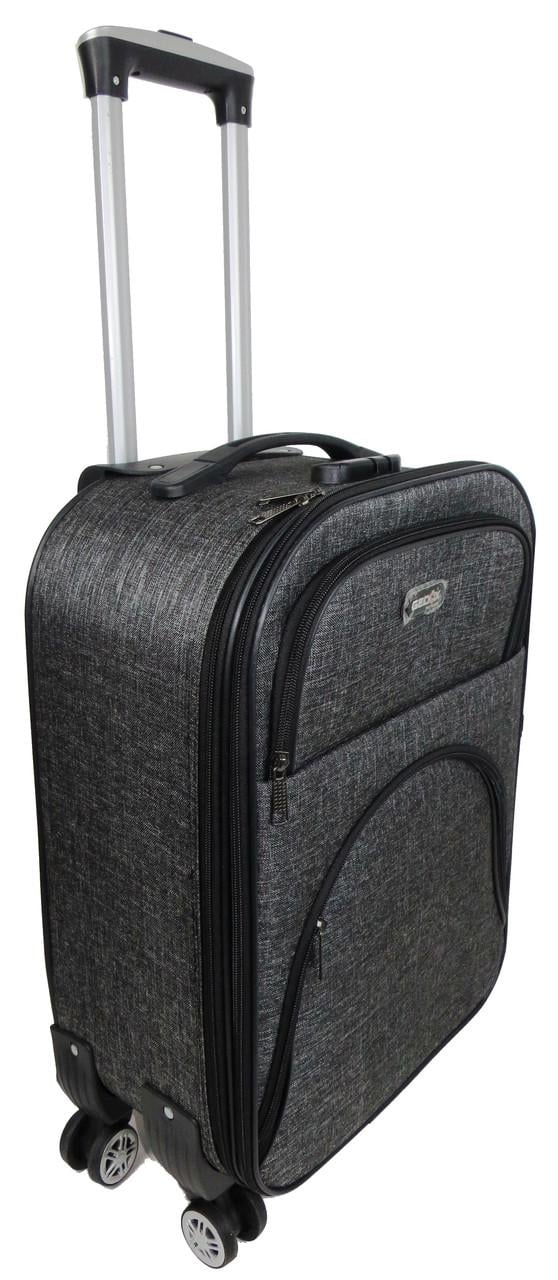 Валіза маленька тканинна Gedox ручна поклажа на колесах S 42 л Сірий - фото 4 Валіза маленька тканинна Gedox ручна поклажа на колесах S 42 л Сірий - фото 4