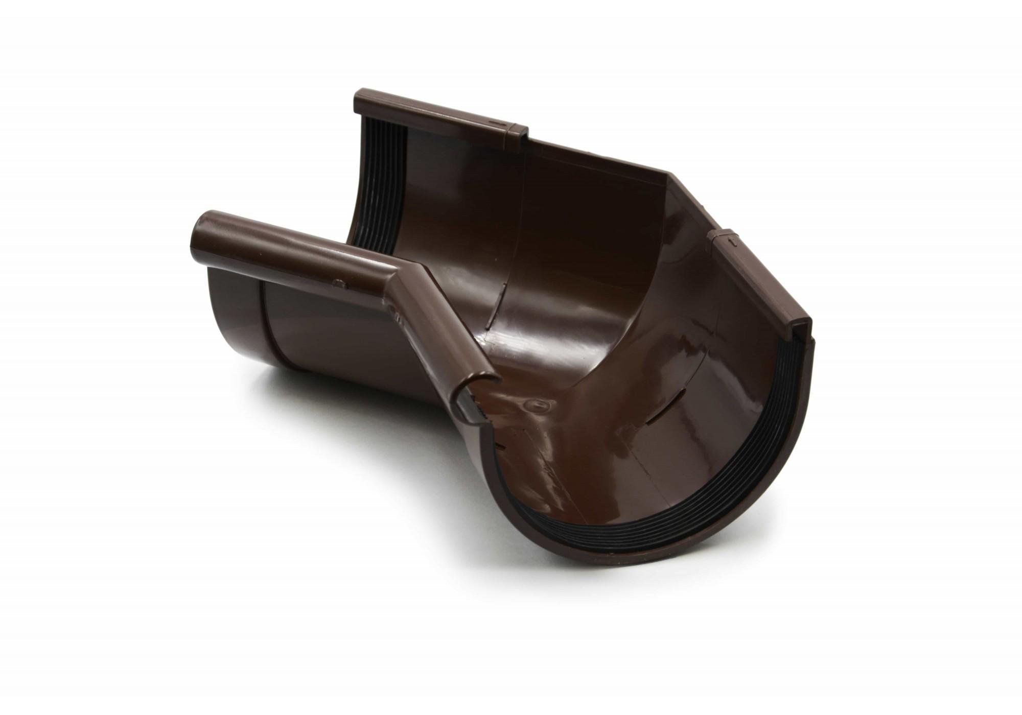 Угол желоба внутренний RAINWAY 130 система 135° Коричневый